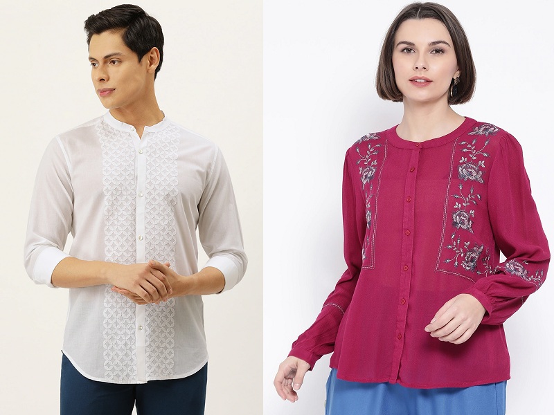 10 Beautiful Designs Of Embroidered Shirts Are Trending Now