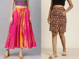 12 Treading Indian Skirts Designs for Traditional Look