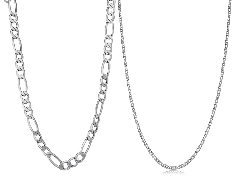15 Trendy Models Of White Gold Chains For Men And Women