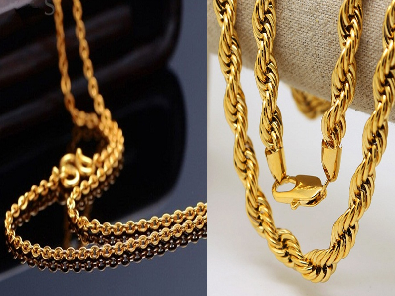 Gold Chain Royal Pattern 7,5mm | lupon.gov.ph