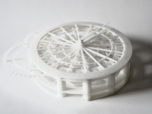 3D Printed - Cool Mechanical Clock Design