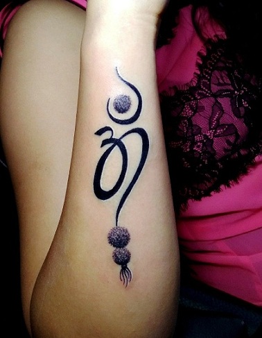 Om Tattoo For Girls On Hand