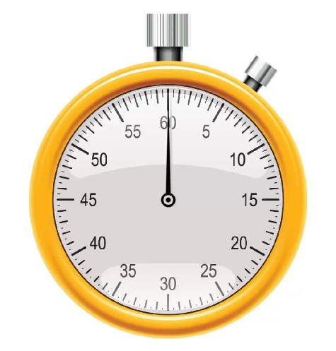 60 Second Yellow Countdown Clocks