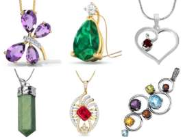 9 Beautiful Designs of Gemstone Pendants for Women