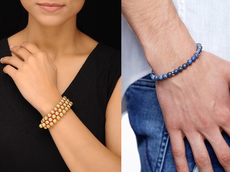 Natural stone bracelets for men as seen on celebrities  Ephori London   Luxury custom natural stone beaded bracelets