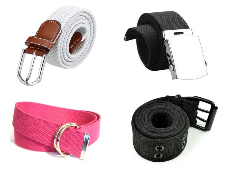 9 Different And Stylish Canvas Belts For Men And Women