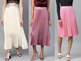 15 Different and Stylish Pleated Skirt Designs for Women