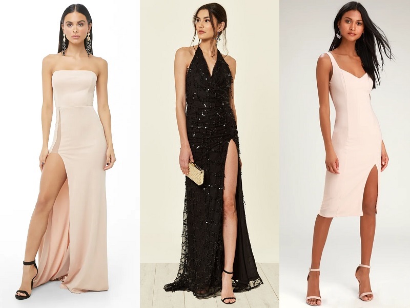 9 Fashionable Slit Dress For Ladies With Pictures