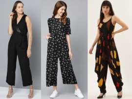 25 Latest Designs of Black Jumpsuits for Women in Trend