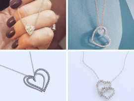 9 Lovely Heart Necklace Designs for Couples