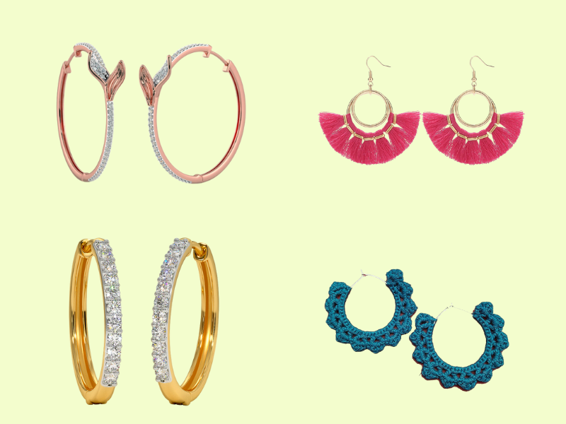 9 Stunning Collection of Hoop Earrings Designs for Women