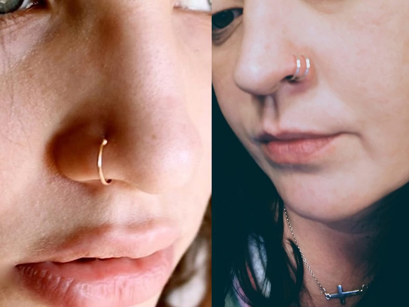9 Stylish Collection Of Fake Nose Stud Designs For Womens