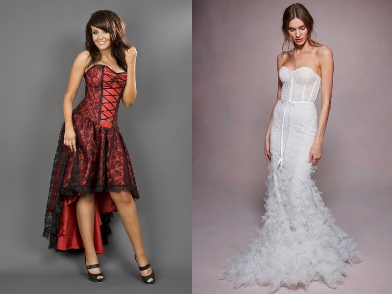 9 Stylish And Best Corset Dress Designs For Women