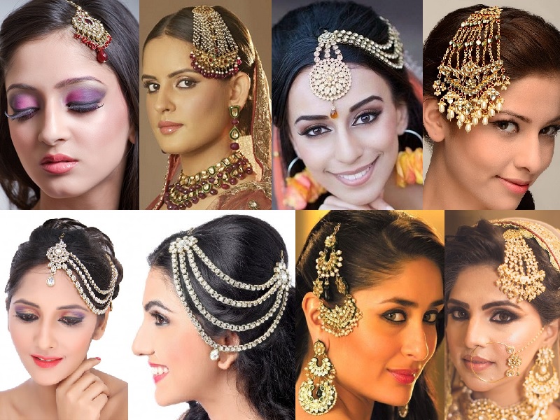 21 Ways to Wear Tikkas and Jhumars | Indian wedding hairstyles, Wedding  jewellery inspiration, Indian bridal