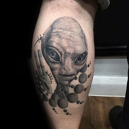 15+ Best Alien Tattoo Designs and Ideas