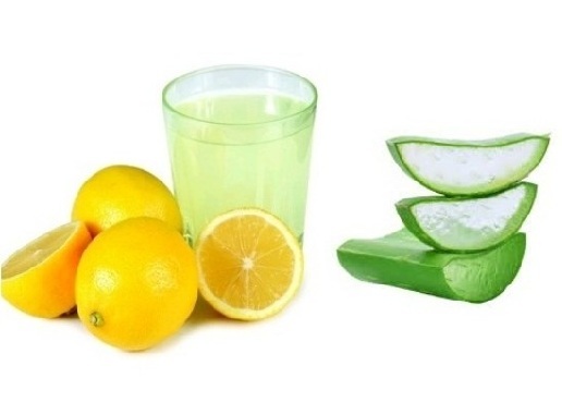 Aloe Vera and Lemon for Dandruff
