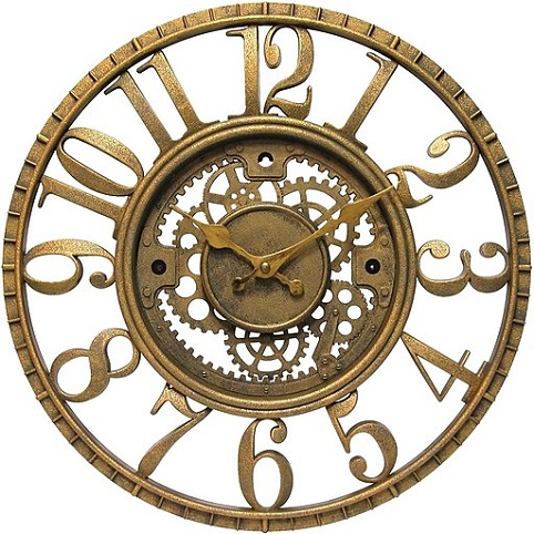 Analog Antique Gold Clocks