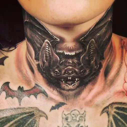 Best Neck Tattoo Ideas for Men  Positivefoxcom  Best neck tattoos Neck  tattoo for guys Owl eye tattoo