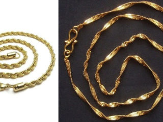 9 Beautiful Gold Plated Chains With Images