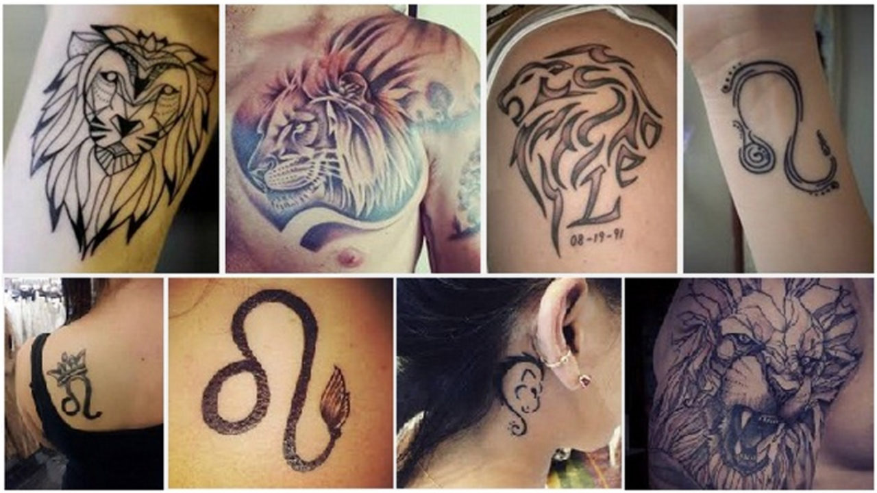 Girly Lion Tattoo