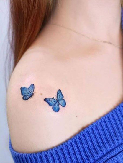 Blue Tattoo Designs 3