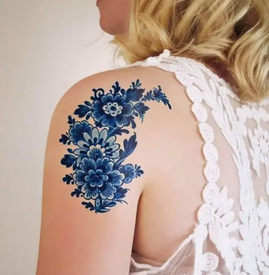 36 Celebrities with Blue Ink Tattoo Designs  Body Art Guru