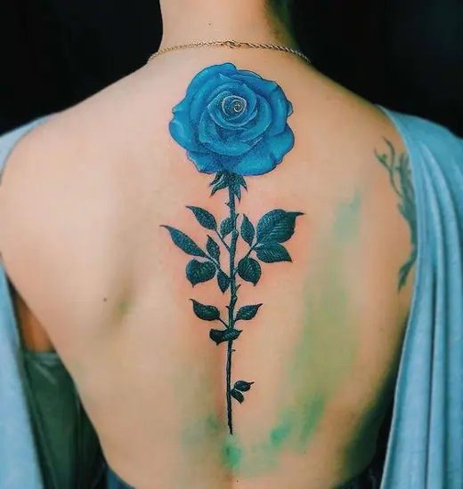 Blue Rose Tattoo Designs and Ideas  TatRing