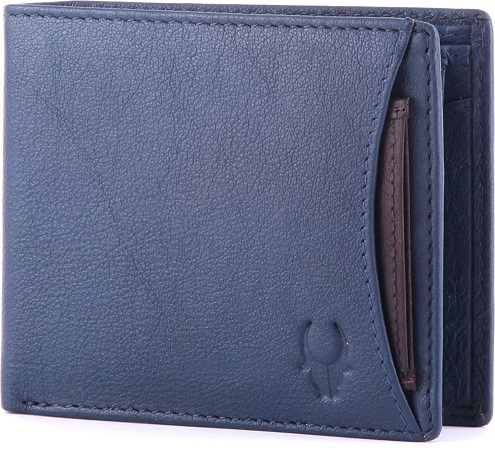Blue Leather Men’s Wallet Birthday Gifts