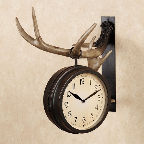 Buckley Resin Deer Wall Clock