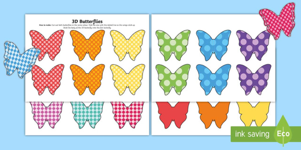 Butterfly Craft Printable