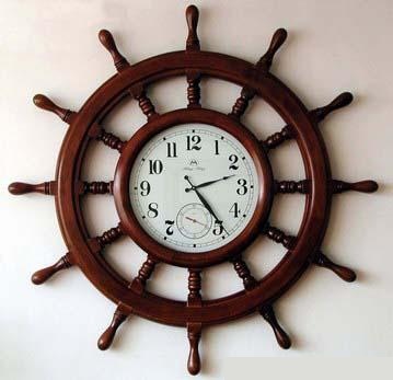 Carved Antique Wooden Clock