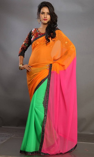 Saree Bliss | New saree blouse designs, Chiffon blouses designs, Stylish  short dresses