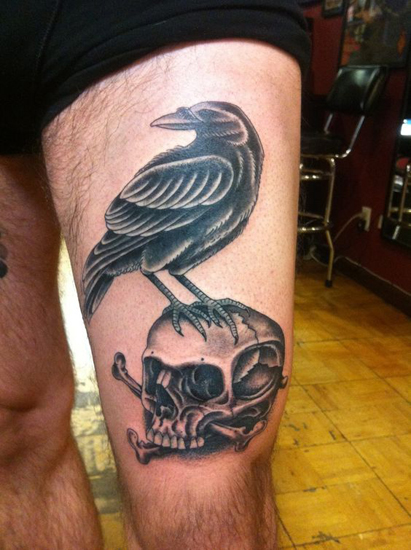 Crow Tattoo Designs For Women And Men 2