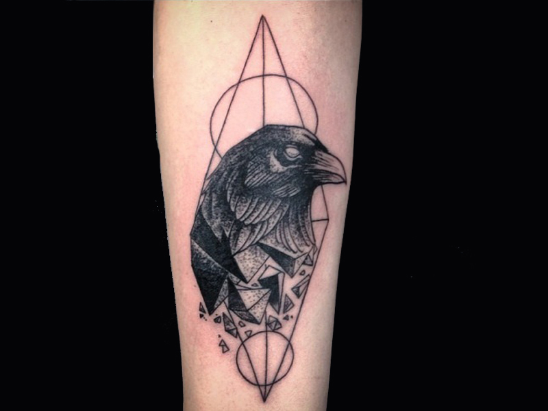 Crow Tattoo Designs For Women And Men