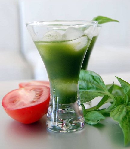 Cucumber Juice with Tomato