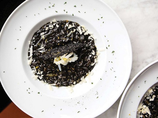 Cuttlefish ink Risotto