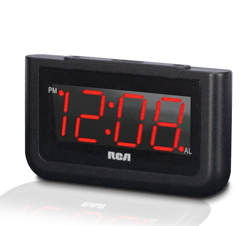 Digital Alarm Clock with Large 1.4" Display