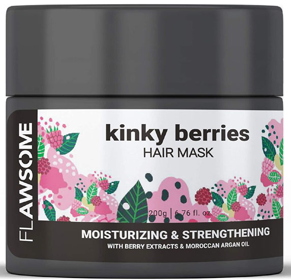 Flawsome Kinky Berries Moisturizing And Strengthening Hair Mask