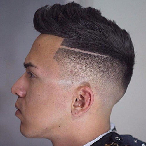 Mid Fade Faux Hawk Haircut For Men 2020