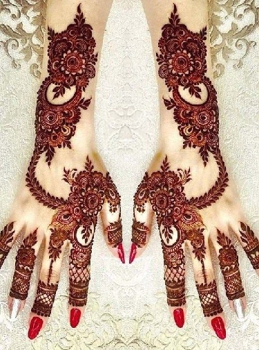 bridal Mehndi Design for Hands