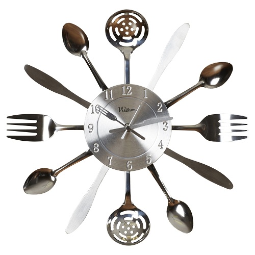 Fork and Spoon Clock