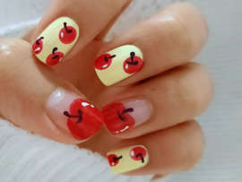 4 Cute and Easy Fruit Nail Art Designs