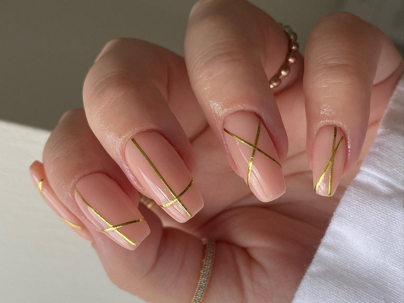 Gold Nail Art Designs