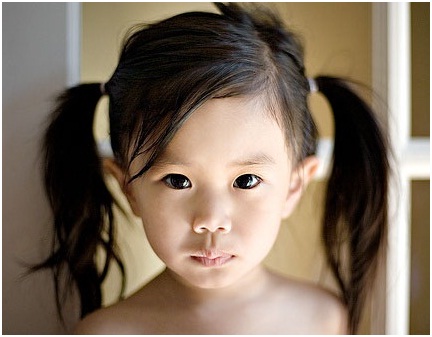 Hairstyle child girl