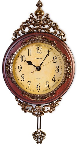 Hand Painted Pendulum Clock