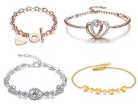 9 Stunning Designs of Heart Bracelets for Ladies