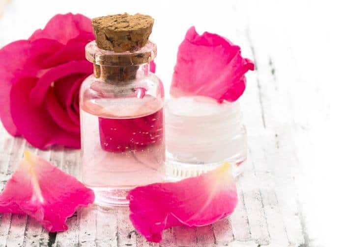 Honey with Rose Water for Glowing Skin