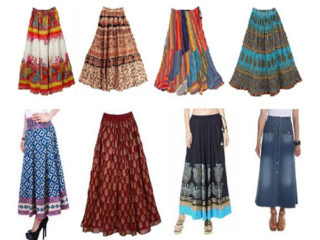 9 Modern Indian Style Cotton Skirts for Ladies