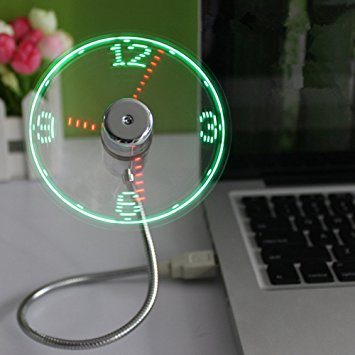 LED Clock Fan
