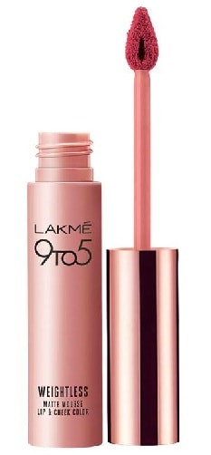 Lakme Weightless Mouse Lip And Cheek Color In Plum Feather